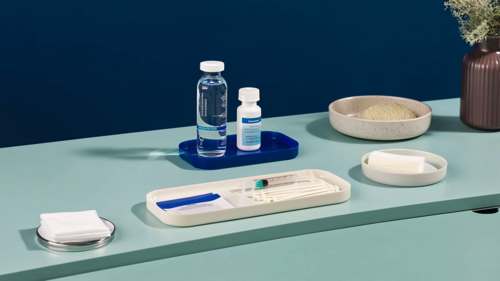 Home medication kit for GLP-1 at-home treatment program