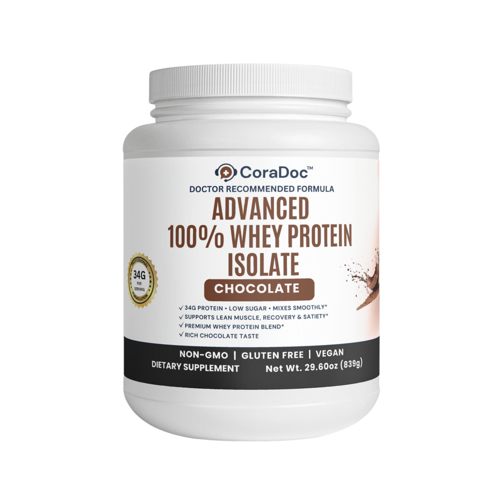 100% Whey Protein Isolate – Chocolate | Lean Muscle & Recovery | 34g Per Serving