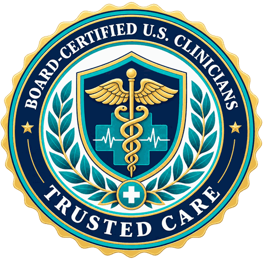 Board-Certified U.S. Clinicians — Trusted Care