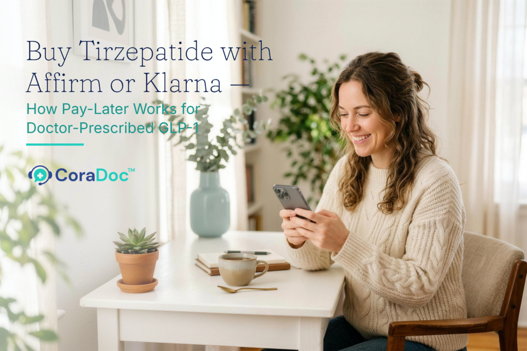 Buy Tirzepatide with Affirm or Klarna | CoraDoc